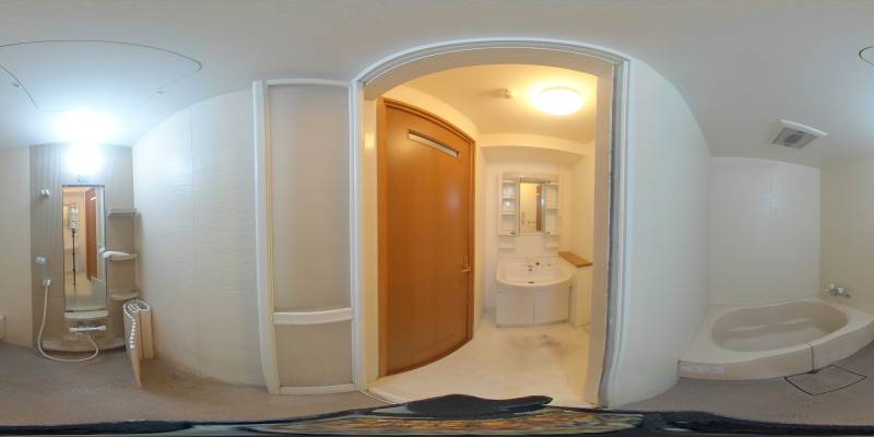 パノラマ画像バスルーム