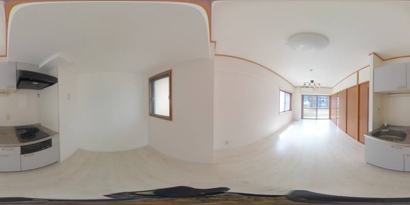 パノラマ画像キッチン