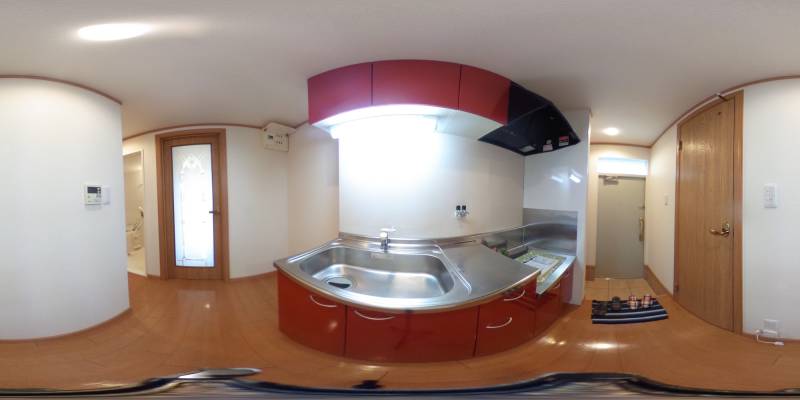 パノラマ画像キッチン