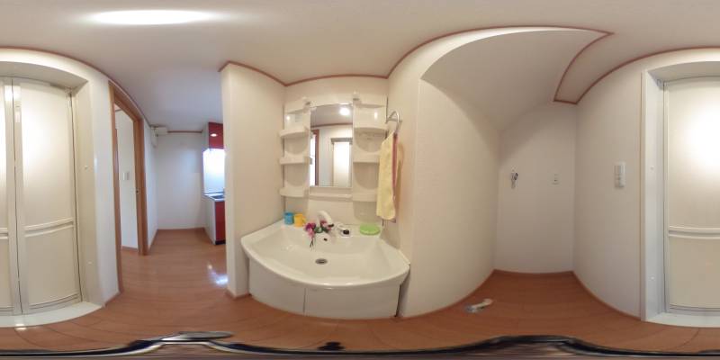 パノラマ画像洗面所