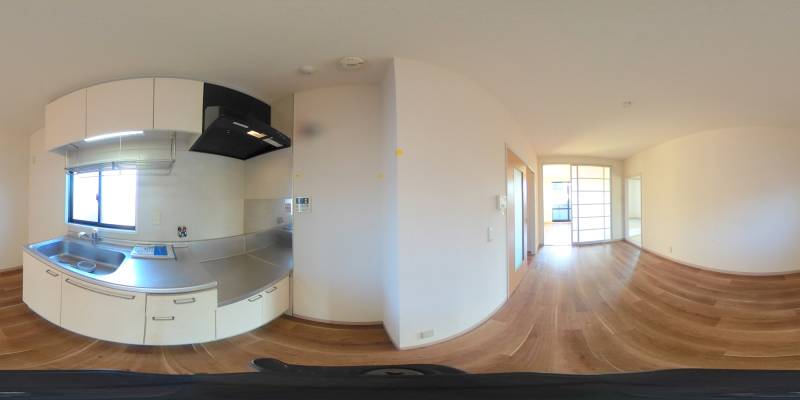 パノラマ画像キッチン