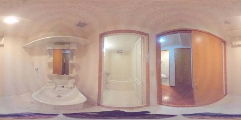 パノラマ画像洗面所