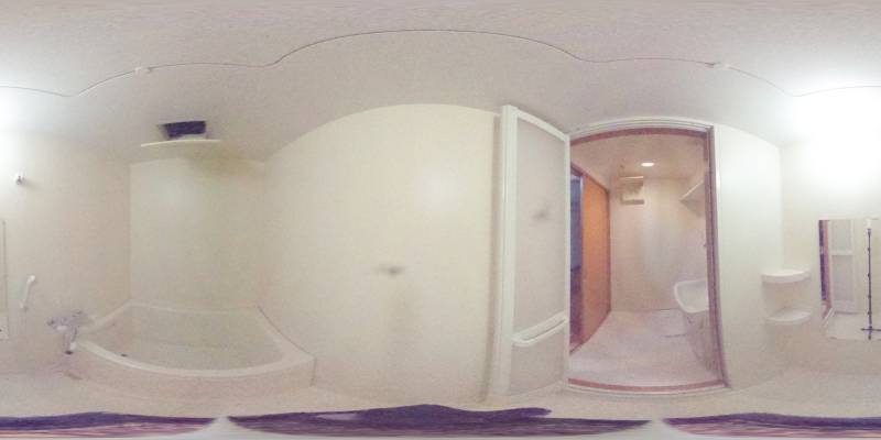 パノラマ画像バスルーム