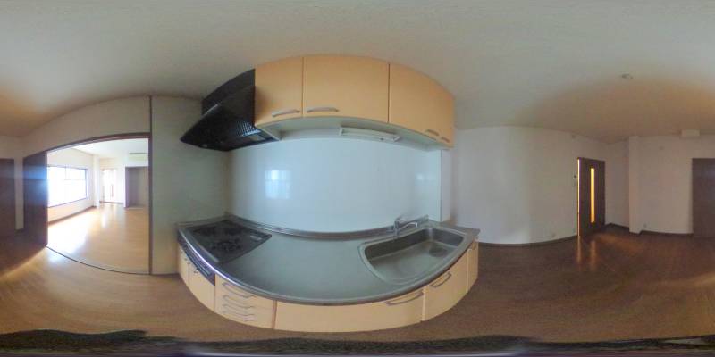 パノラマ画像キッチン