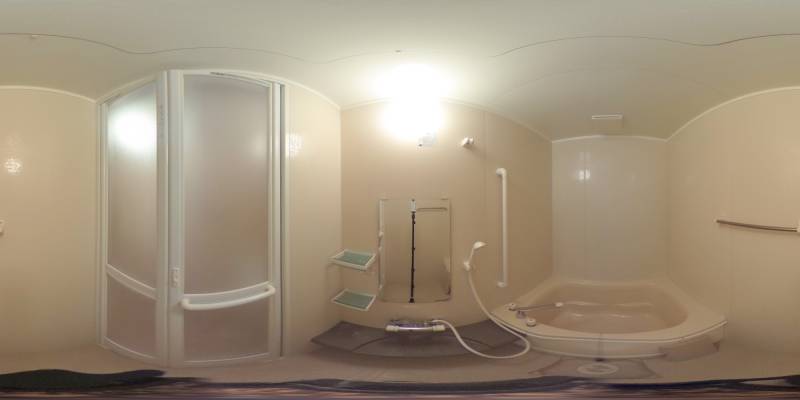 パノラマ画像バスルーム