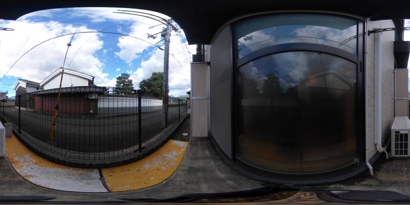 パノラマ画像バルコニー