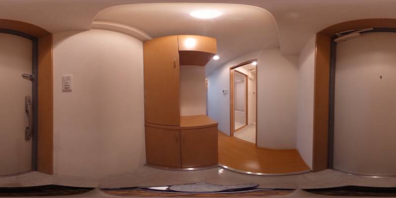 パノラマ画像玄関