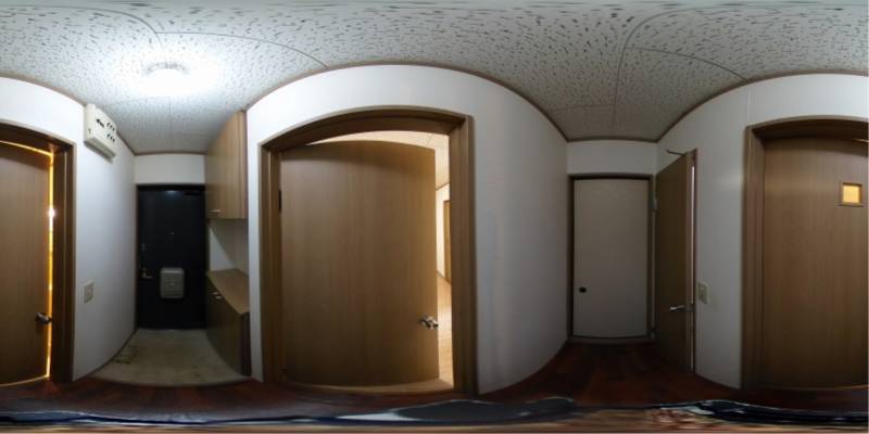 パノラマ画像玄関