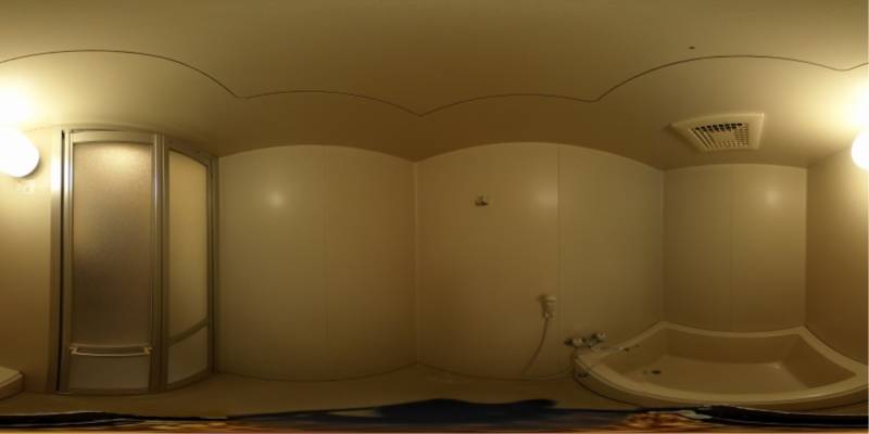 パノラマ画像バスルーム