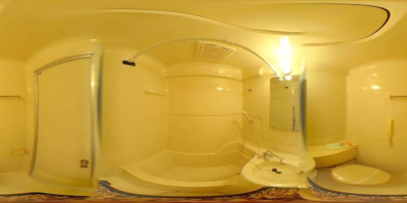 パノラマ画像バスルーム