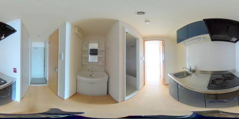 パノラマ画像キッチン