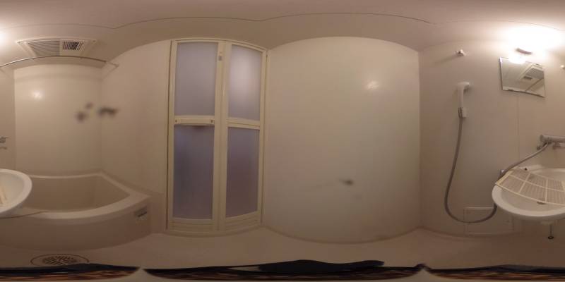 パノラマ画像バスルーム