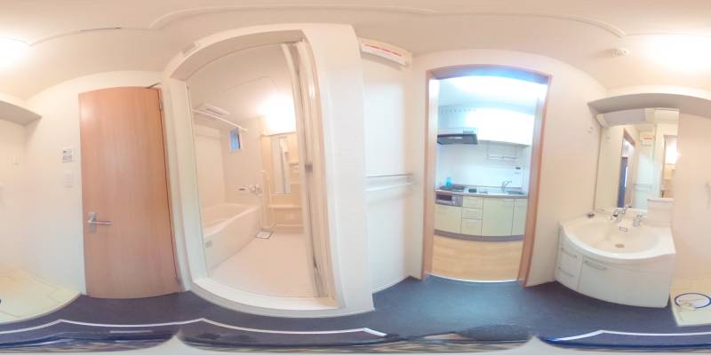 パノラマ画像洗面所