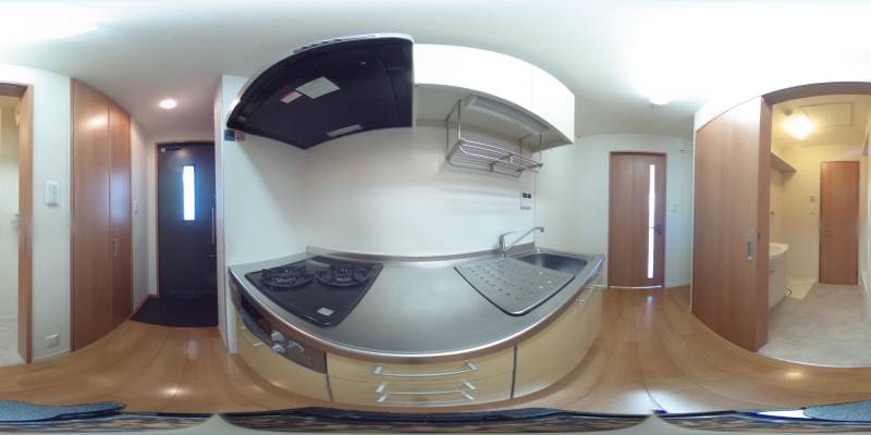 パノラマ画像キッチン