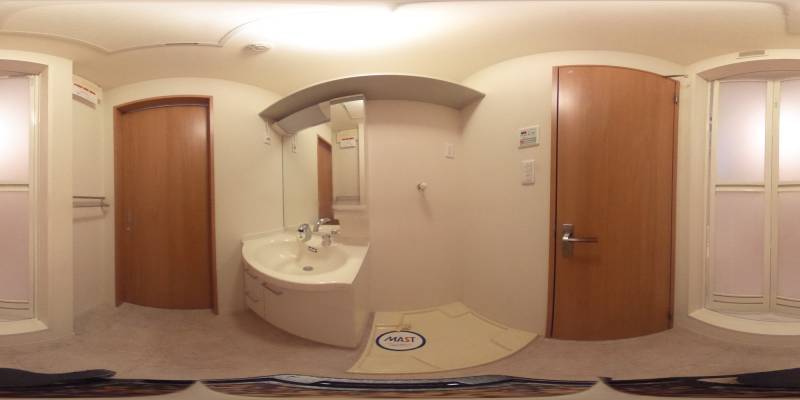 パノラマ画像洗面所