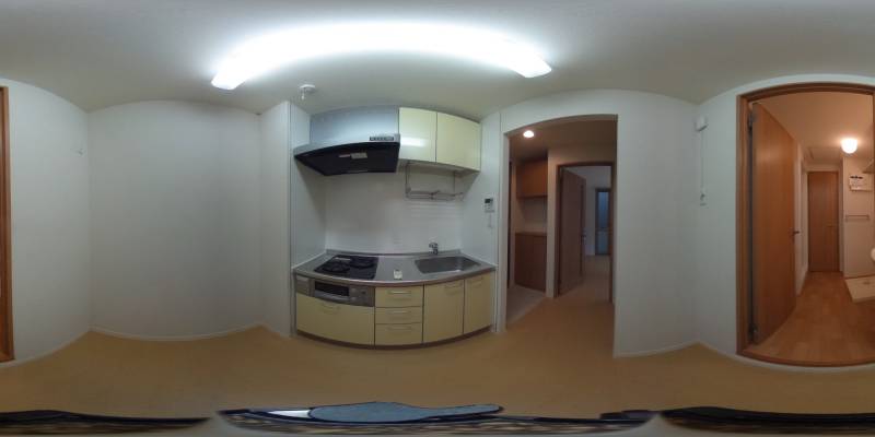 パノラマ画像キッチン