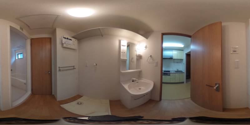 パノラマ画像バスルーム