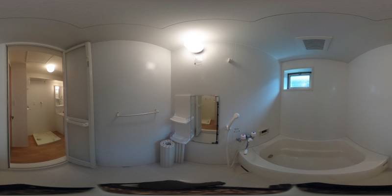 パノラマ画像バスルーム