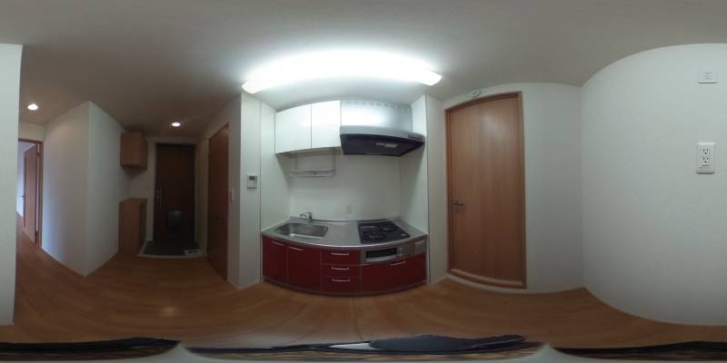 パノラマ画像キッチン