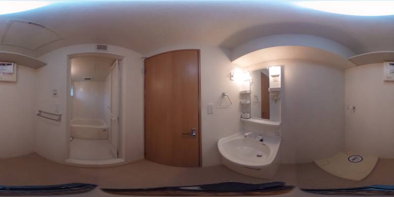 パノラマ画像洗面所