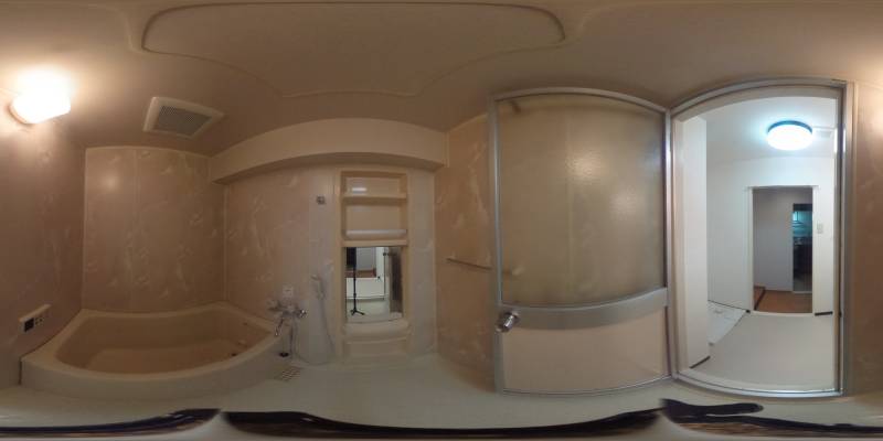 パノラマ画像バスルーム