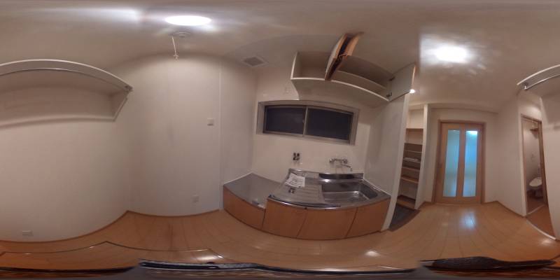 パノラマ画像キッチン