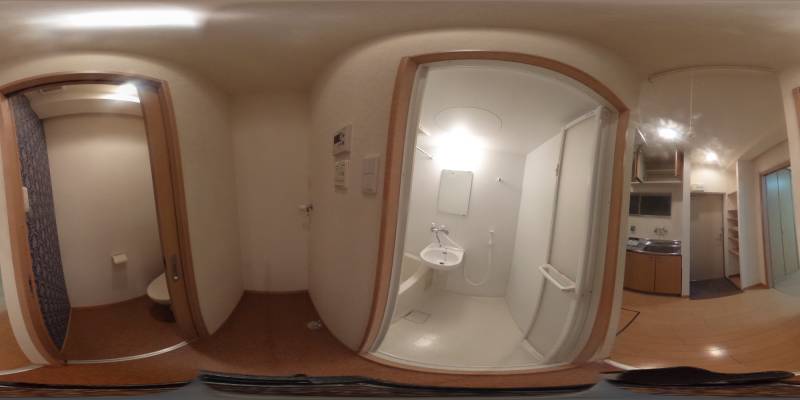 パノラマ画像洗面所