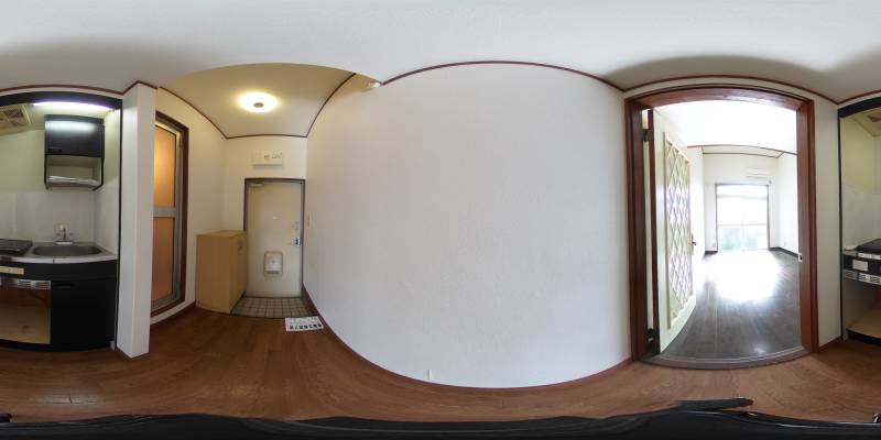 パノラマ画像キッチン