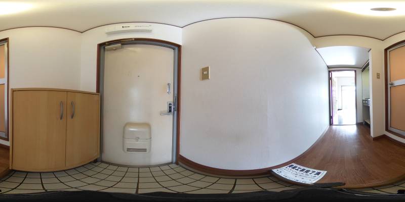 パノラマ画像玄関