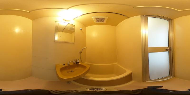 パノラマ画像バスルーム