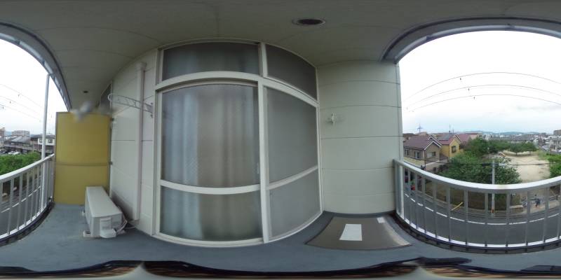 パノラマ画像バルコニー