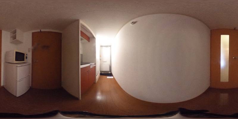 パノラマ画像キッチン