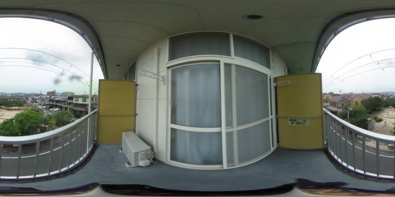 パノラマ画像バルコニー