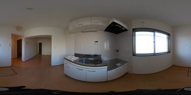 パノラマ画像キッチン