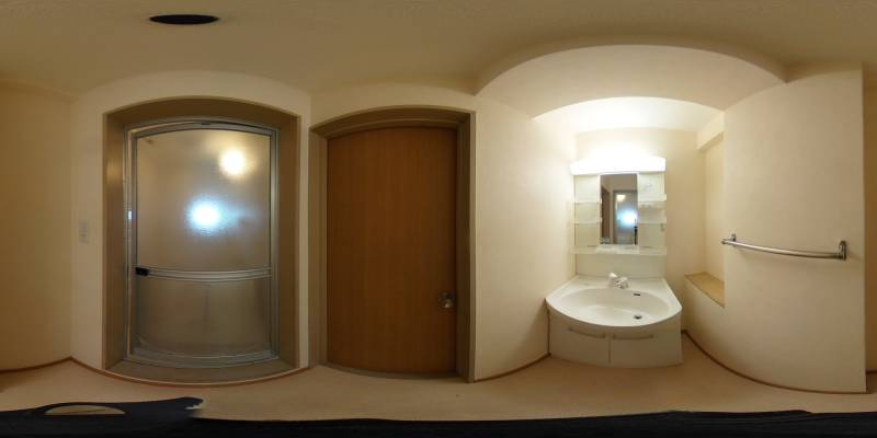 パノラマ画像洗面所