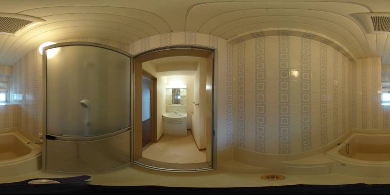 パノラマ画像バスルーム