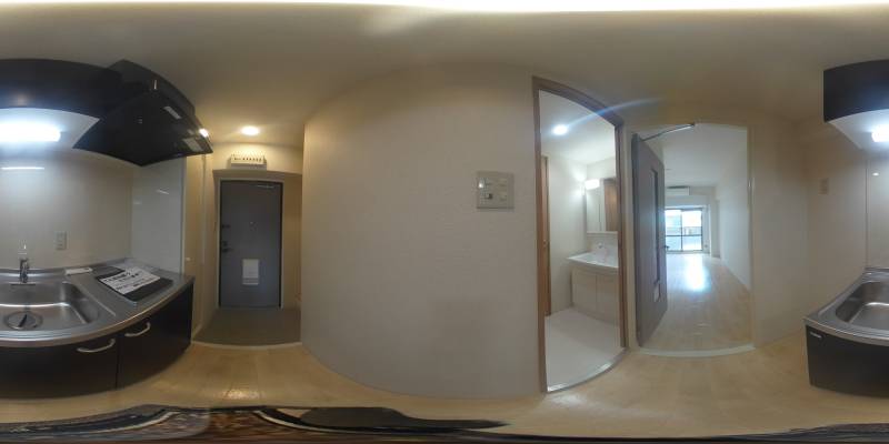 パノラマ画像キッチン