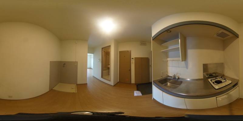 パノラマ画像キッチン