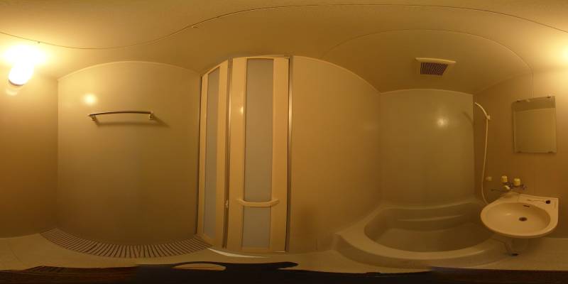 パノラマ画像バスルーム