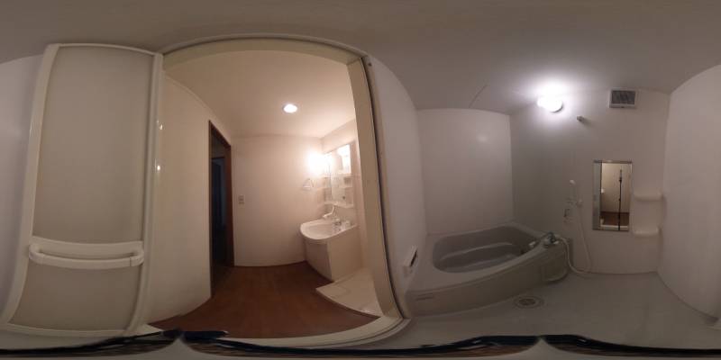パノラマ画像バスルーム