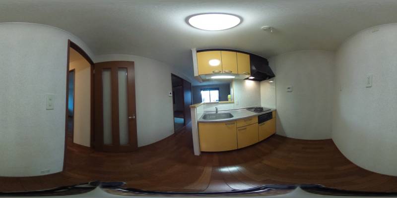 パノラマ画像キッチン