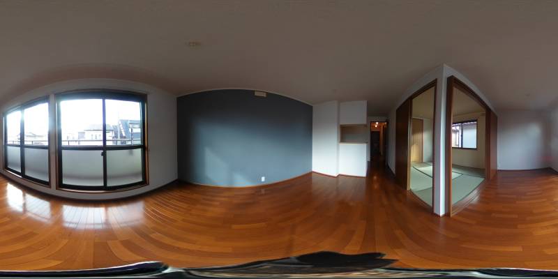 パノラマ画像リビング