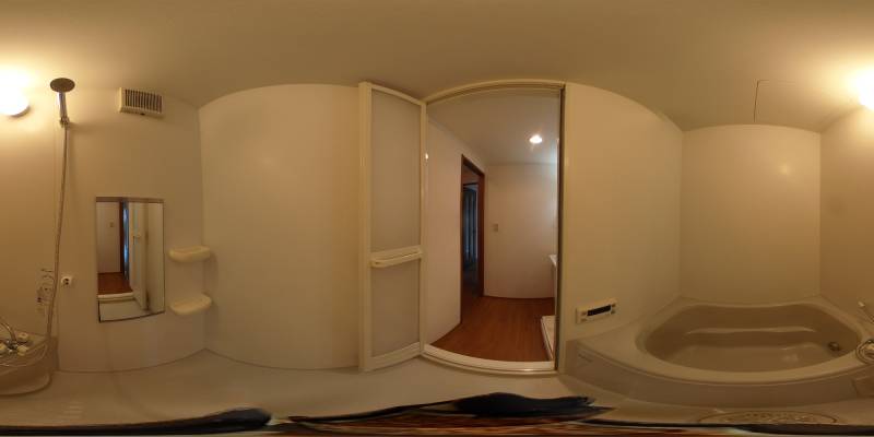 パノラマ画像バスルーム