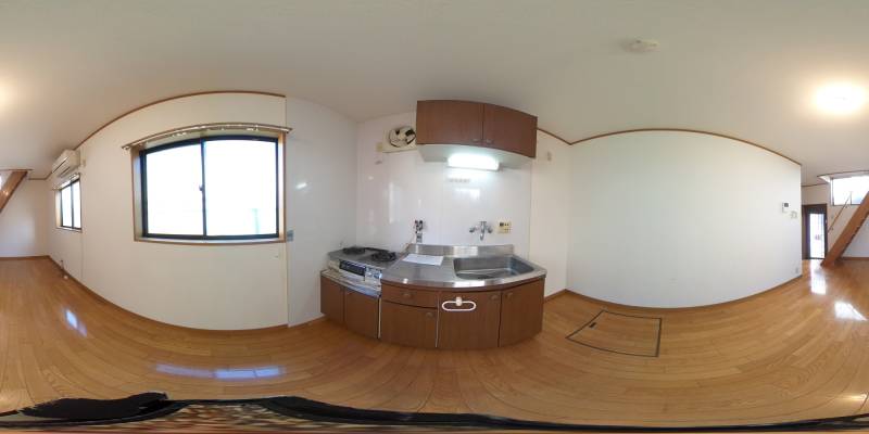 パノラマ画像キッチン