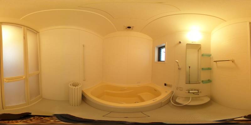 パノラマ画像バスルーム