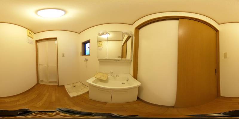 パノラマ画像洗面所
