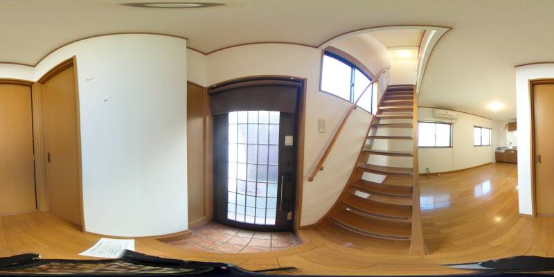 パノラマ画像玄関