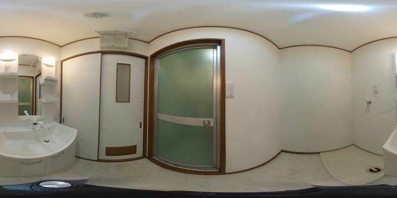 パノラマ画像洗面所