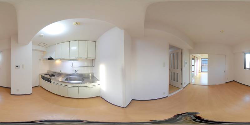 パノラマ画像キッチン