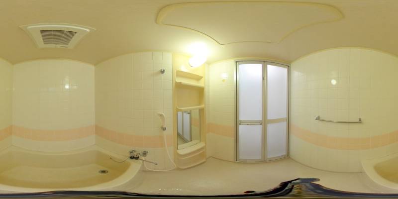 パノラマ画像バスルーム